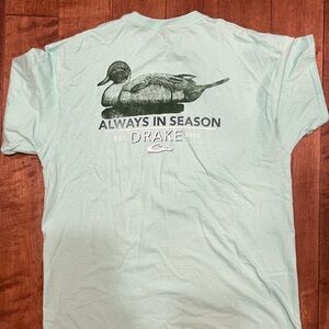 Drake Duck Hunting Short Sleeve Graphic Tee T shirt XL